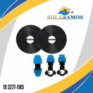 KIT AQUECEDOR SOLAR PISCINA MODELO G1 GIRASSOL - ATÉ 8.000L