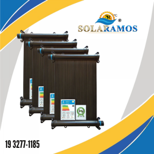 KIT AQUECIMENTO SOLAR PISCINA 10 PLACAS DE 3,00X0,30 TS SOLAR - 9M²