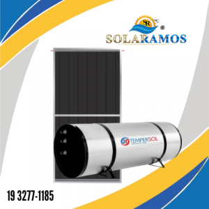 Kit Aquecedor Solar Banho 200 Litros Baixa Pressão aço 304 - Campinas