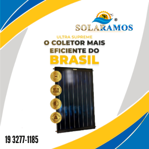 Coletor Solar Banho Ultra Supreme 1,00x1,00 Termomax