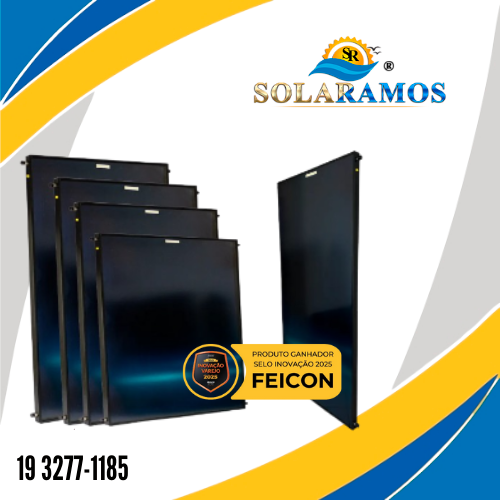 Coletor Solar Banho Inox Efficiency COM ROSCA 2,00x1,00 Termomax - Imagem 2